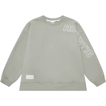 Xxzxx velvet round neck sweatshirt for men and women loose trendy brand