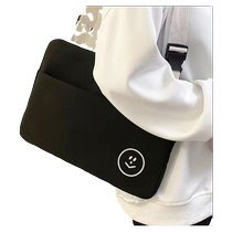 Korean ins is suitable for Apple 10 9 inch 12 9 shockproof and water repellent liner bag ipad mini6 computer protective cover shoulder crossbody tablet storage bag Apple iPad pro1