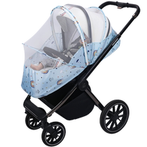 Stroller mosquito net full-cover universal baby stroller anti-mosquito cover childrens BB stroller artifact mesh
