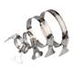 304 stainless steel throat clamp/clutch clamp tightening clamp