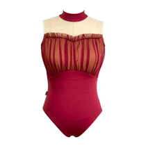 Fanzhi dance ballet suit Chinese dance practice suit one-piece gymnastics basic training body suit female adult art exam high collar