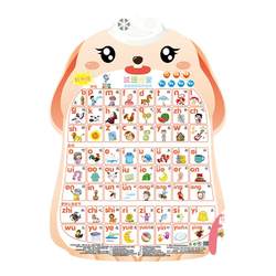 Baby Audio Early Education Wall chart for young children vocal literacy learning multiplication educational toys pinyin alphabet wall stickers