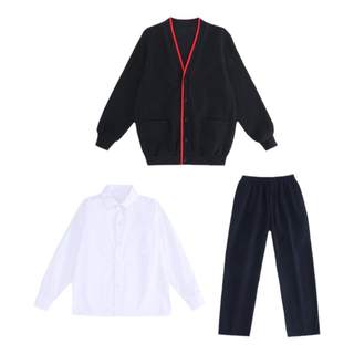 深圳校服小学生指定礼服秋冬季一年级男童女童长裤白衬衫裙子套装