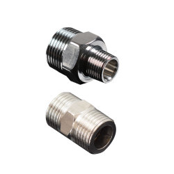 304 stainless steel double wire joint variable ເສັ້ນຜ່າສູນກາງ double ສາຍນອກໂດຍກົງຂະຫຍາຍຈາກ 2 ນາທີ 3 ນາທີຫາ 4 ນາທີຫາ 6 ນາທີ fittings ທໍ່ນ້ໍາ