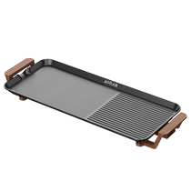 Electric barbecue stove electric grill pan household smokeless barbecue pan multi-functional indoor meat frying pan grilled fish integrated pot 1257