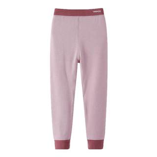 英氏儿童保暖裤双层加厚羊毛桑蚕丝男童女童秋冬学生校服神器打底