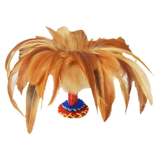 手工鸡毛毽子儿童小学生比赛专用运动耐踢健身花毽幼儿园彩色腱子