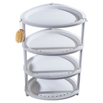 Floor-standing drain tripod washbasin storage rack