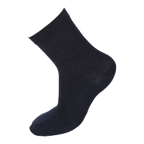 Silver fiber socks mens sweat-absorbent breathable perspiration-wicking nano silver ion deodorant and bacteria-reducing four-season thin mid-tube business socks