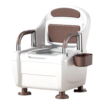 Aluminum alloy toilet seat for the elderly removable bedside toilet seat indoor household adult pregnant women anti-fall and anti-odor