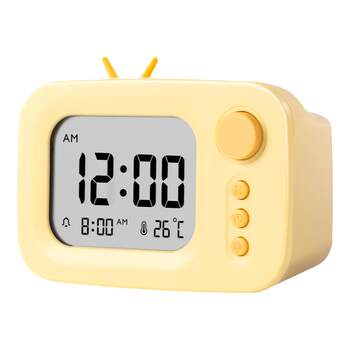 Deli student electronic alarm clock comes with batteries