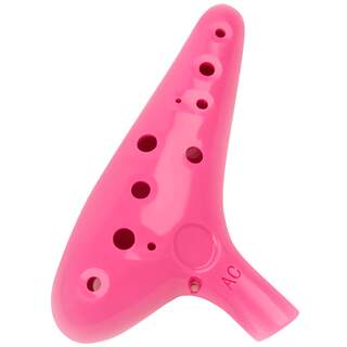 龙轩陶笛小款12孔中音C调AC树脂防摔幼儿园一二三年级音乐课初学