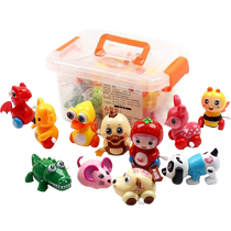 Ledi wind-up toy 10-piece animal set 1 box 1-3 years old baby early education educational toys