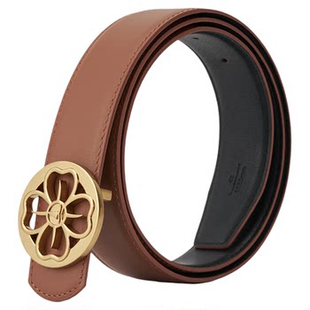 Navigare italian small sailboat hollow flower buckle women's belt simple four-leaf clover pin buckle versatile belt