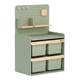 Apapi toy storage cabinet environmentally friendly solid wood large capacity