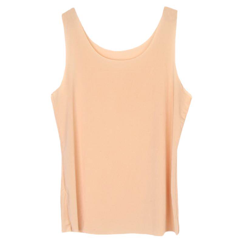 Bottoming vest, anti-exposure, simple, traceless ice silk suspenders