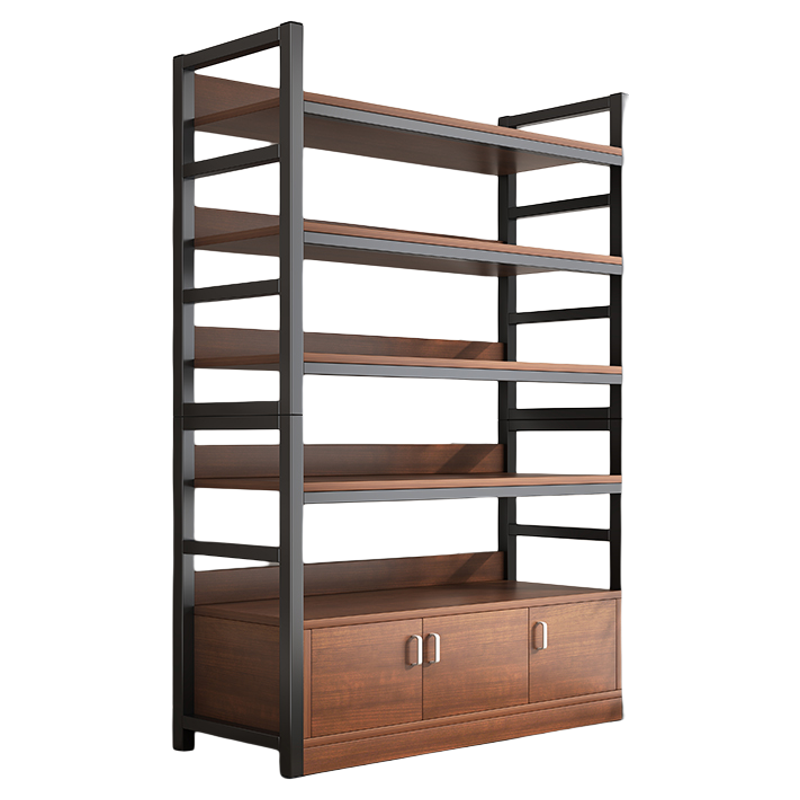 Bookshelf floor-standing storage rack home bookcase multi-layer storage