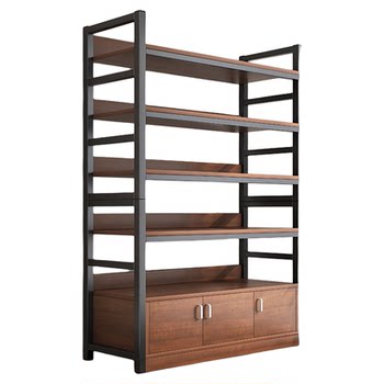 Bookshelf floor-standing storage rack home bookcase multi-layer storage