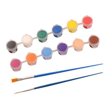 Watercolor paint coloring paint pen figure model