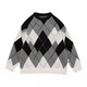 Semir diamond jacquard sweater couple style sweater for men