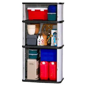 Outdoor storage cabinet waterproof sun protection with wheels