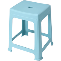 Meliya Rubiks Cube high stools 4 household plastic stools bench living room dining room solid color simple high stools