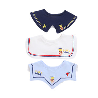 布比婴儿口水巾男宝宝防吐奶围嘴纯棉防水口水兜新生儿饭兜a围兜