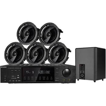 Landscape ceiling-mounted living room tv set home theater