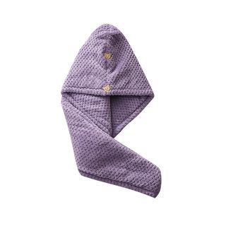 干发帽速干女超强吸水发巾擦头发毛巾浴帽双层加厚包头巾单层纽扣