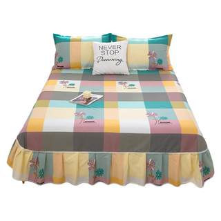 100% cotton bed skirt, no pilling, no static electricity