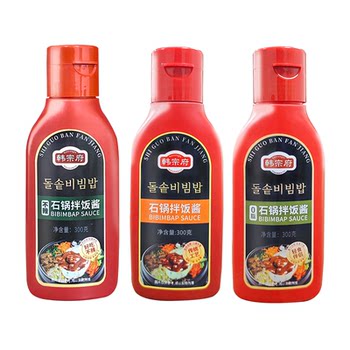 Korean-Style Stone Pot Bibimbap Sauce, Non-Spicy, Children's Noodle Sauce, 0 Fat, Korean Sweet Chili Sauce from Cheongjungwon and Chungjungone Village