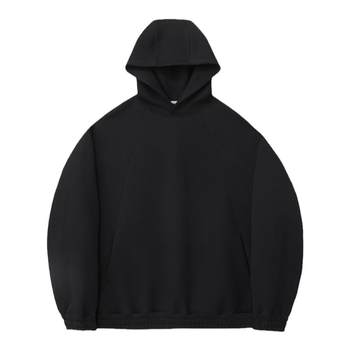 32 count cotton blend heavyweight thickened air layer split bag design classic silhouette sweatshirt series