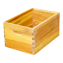 Boiled wax relay box circle bee hive successor box fir standard ten frame 25 26cm bee big brother bee tools beekeeping tools