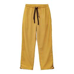 Madden Workwear American-Style Checkered Yellow Corn Velvet Casual Pants Straight-Leg Drawstring Jogger Loose Long Pants Men's Spring