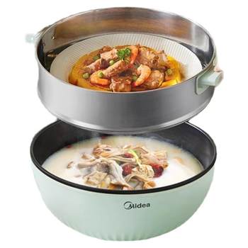 Midea electric wok household multi-function electric hot pot dormitory student pot stir-frying, steaming, fried, stewing, integrated electric cooker