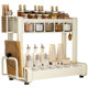 Kitchen condiment storage rack countertop multi-functional condiment storage rack household stove condiment jar condiment rack