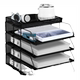 Metal file rack file frame storage box