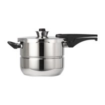 Lingfeng 304 stainless steel pressure cooker household explosion-proof pressure cooker official flagship store for gas induction cooker