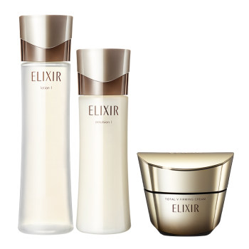 Elisir yunner time water emulsion + ຄຣີມຕ້ານການເກີດຮອຍຫ່ຽວຍົ່ນຍົກກະຊັບຮູຂຸມຂົນ