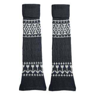 Autumn and winter thickened and warm fair isle style socks for girls