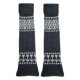 Autumn and winter thickened and warm Fair Isle style socks for girls