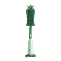 Douerxiong convenient silicone bottle brush three-in-one cleaning brush newborn special bottle cleaning brush pacifier brush