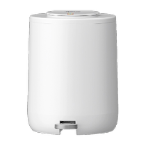 Jia helper 2024 new foot-operated trash can cream style home living room bathroom toilet with cover foot-operated