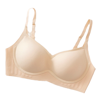 (Invisible Foundation) Urban Beauty Seamless Underwear Womens Summer Thin Small Breast Gathering Breathable Beautiful Back Bra