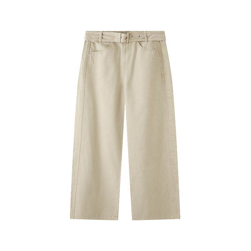 Sanfu Casual Pants 2026 New Spring Street Trend Wide Belt Scimitar Pants This Year's Popular Long Pants Women's 517611