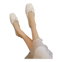 Daphne flat single shoes for women 2024 new spring evening shoes gentle beanie shoes one-step mothers shoes for women