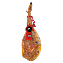 Spanish original imported ham whole Iberian black pig acorn ready-to-eat raw slices holiday gift box