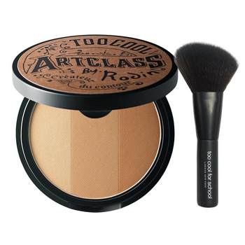 toocoolforschool shadow contouring powder ສາມສີ 9.5g/box contouring disc shadow powder to modify the contour