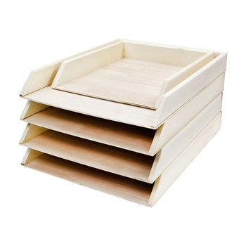 Wooden multi-layer tray can be refrigerated and customized