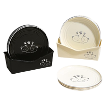 Spit Dish Home High-end Light Lavish Advanced Sensation Spinner Disc Slag Disc Table Litter Tray Dish Food Grade Bone Disc Tray Table